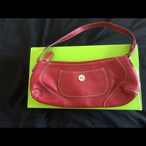 TOMMY HILFIGER Red shoulder purse